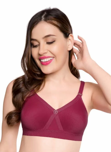 Loope Alpa Non Padded T-shirt Bra ColorMarun